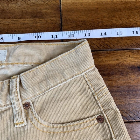 Vintage Y2K Low rise GAP Madonna Tan Beige cords corduroy flared Sz 1R NWT! - Picture 5 of 8
